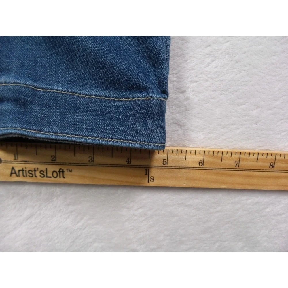 Judy Blue‎ Jeans Womens Size 11/30 Blue Denim Janette Camo Patch Skinny Fit